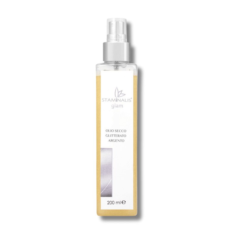 Glitter Dry Oil – Silver