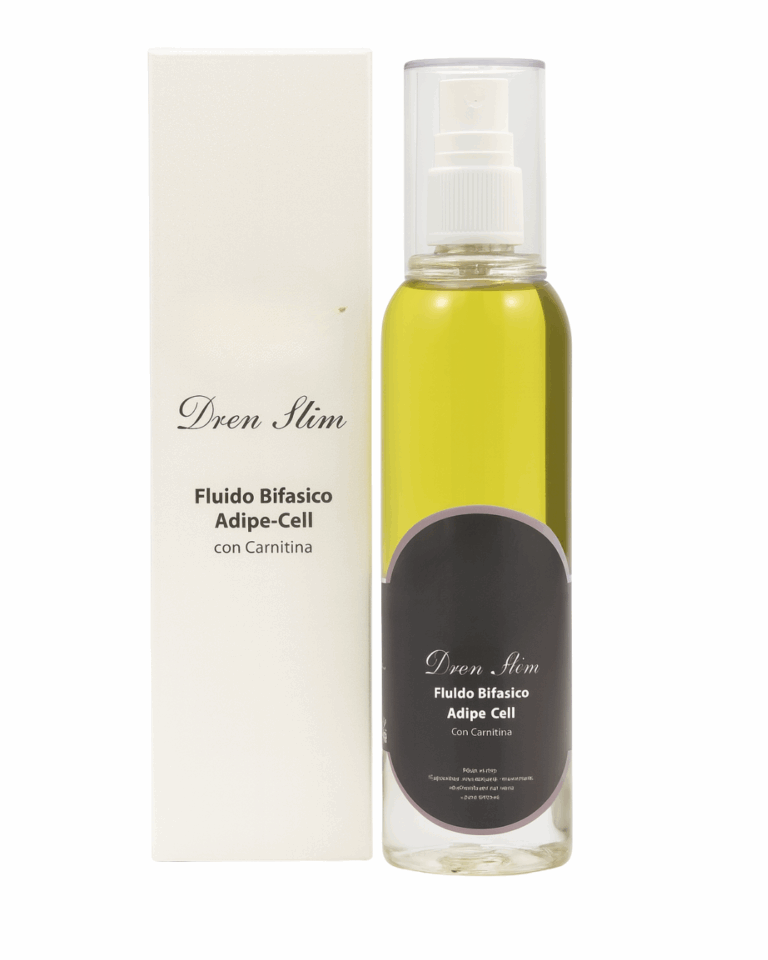 Dren Slim fluido bifasico con carnitina, caffeina e acqua del Mar Morto, trattamento drenante anticellulite e contro la ritenzione idrica.
